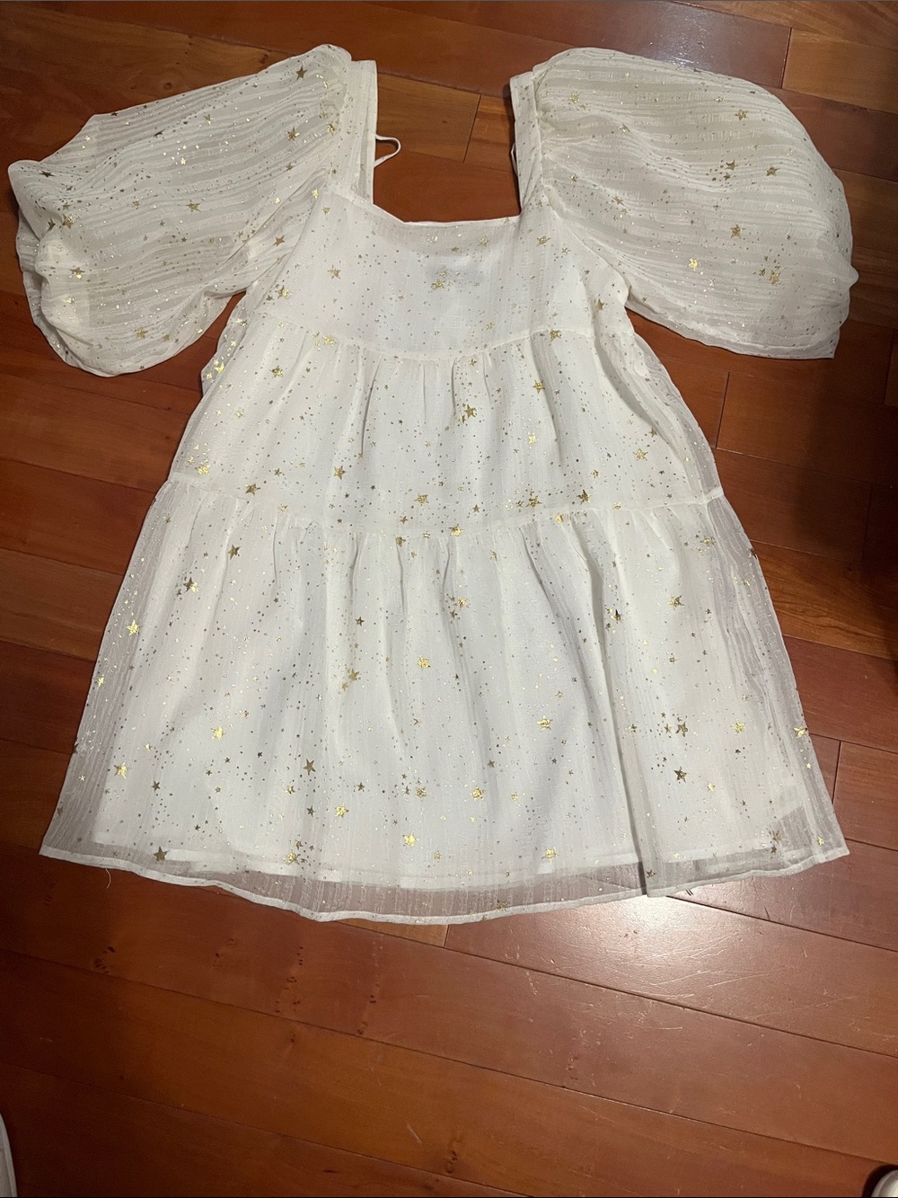 Baby doll tie back dress